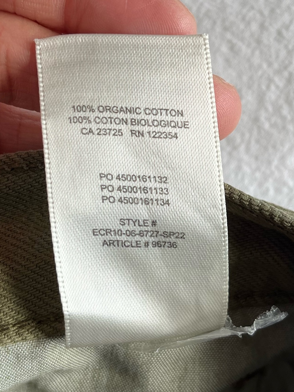Aritzia Denim Forum The Joni High Rise Loose Jeans Olive Green Size 26 Organic - Picture 12 of 15